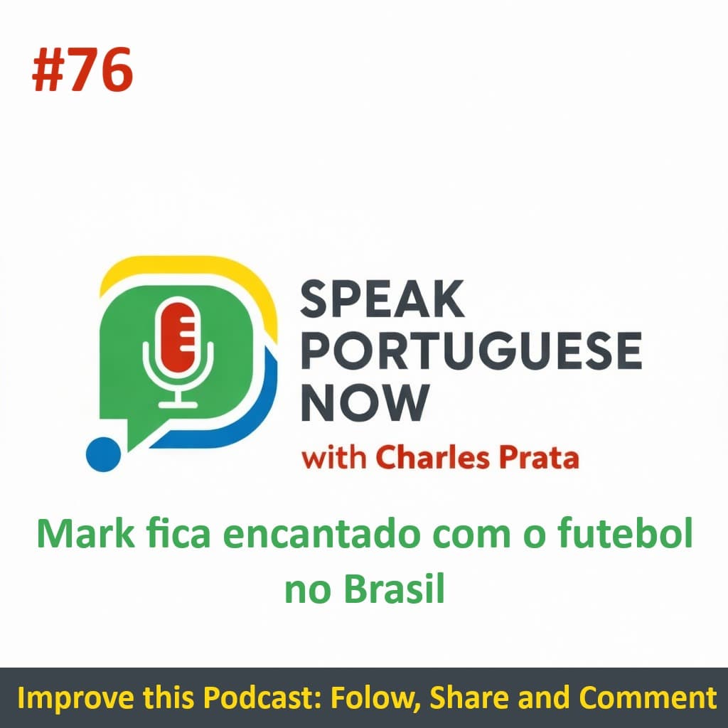 Mark fica encantado com o futebol no Brasil